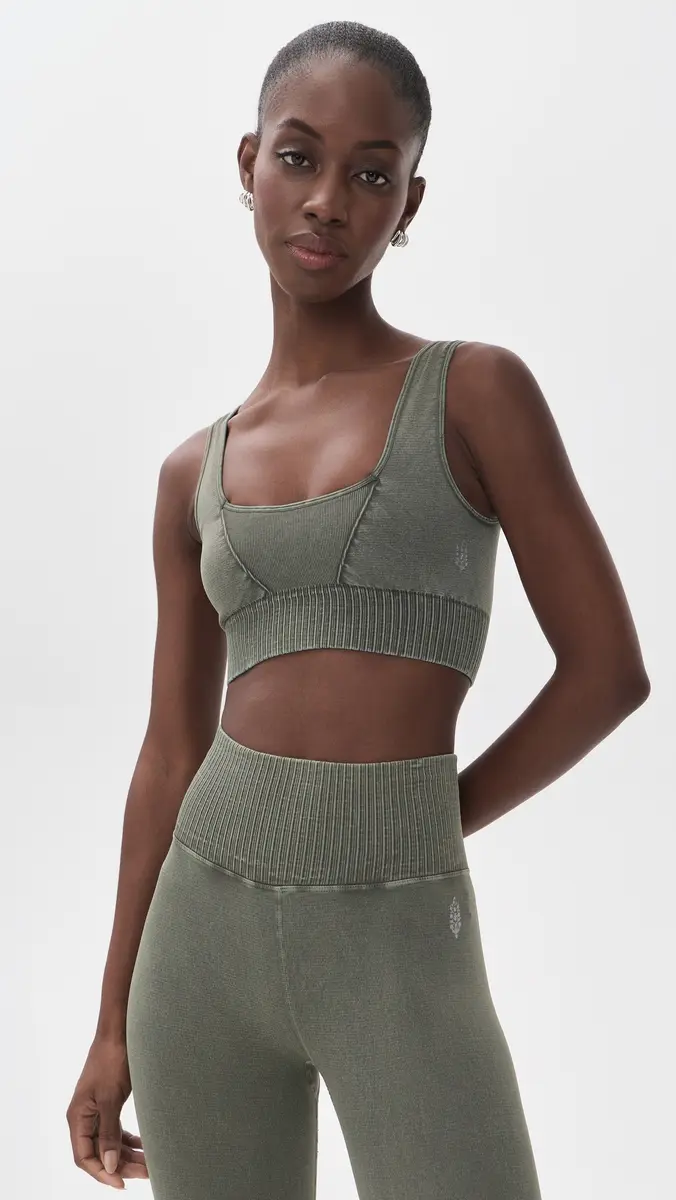 FP Movement Square Neck Good Karma Bra | Thumbnail 2