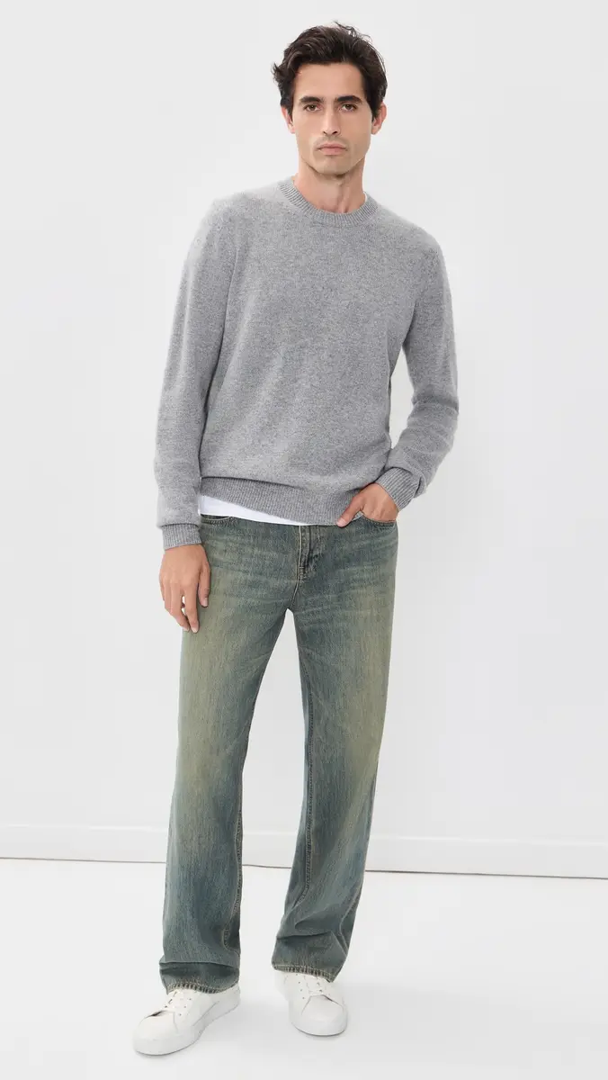 Guest In Residence Allday Cashmere Crew Sweater | Thumbnail 5 Guest In Residence Allday Cashmere Crew Sweater | Thumbnail 5