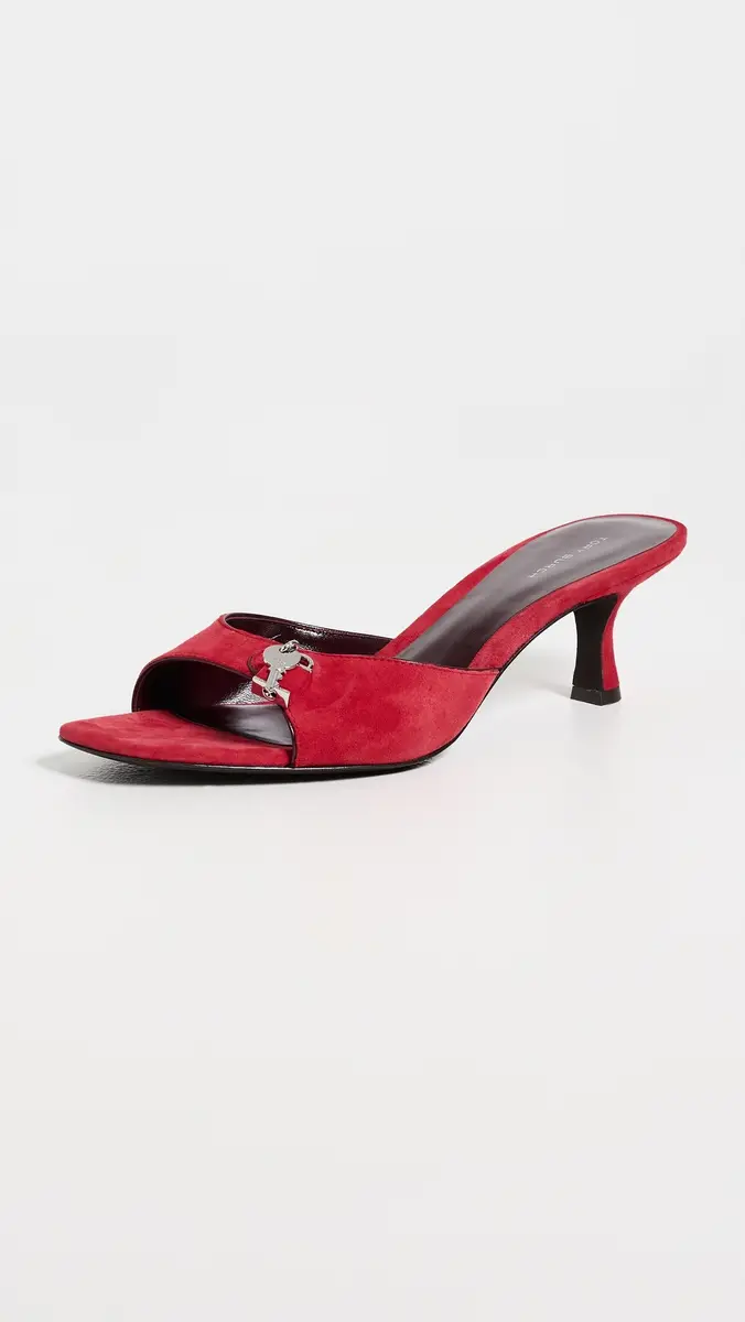 Tory Burch Lock Kitten Heel Sandals 55mm | Thumbnail 2 Tory Burch Lock Kitten Heel Sandals 55mm | Thumbnail 2