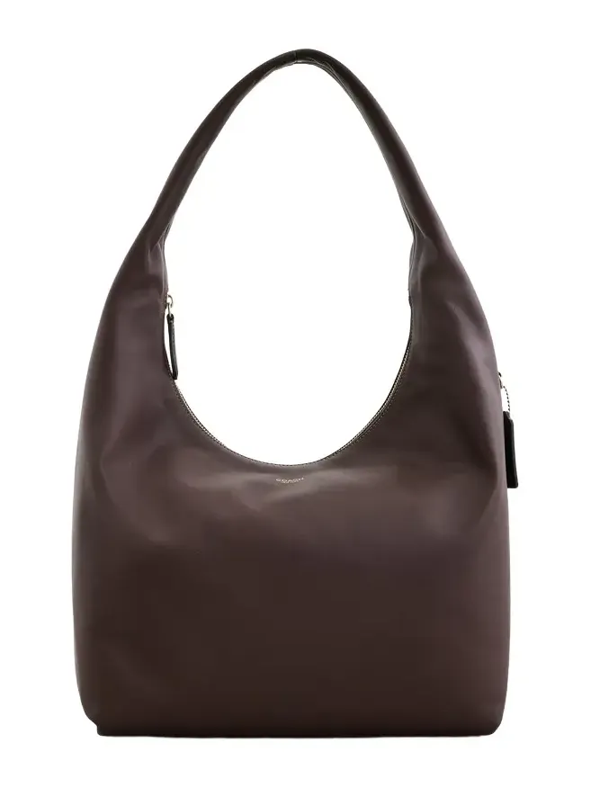 Grain Leather Pillow Brooklyn Shoulder Bag