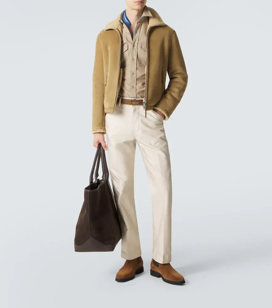 Tom Ford Cotton moleskin shirt | Thumbnail 4 Tom Ford Cotton moleskin shirt | Thumbnail 4