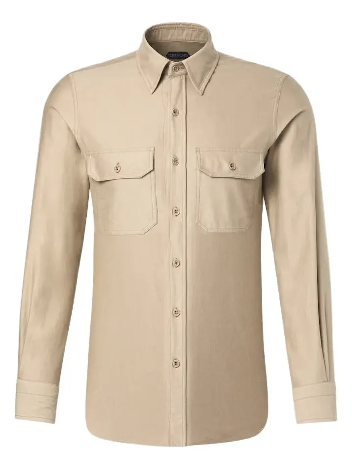Tom Ford Cotton moleskin shirt