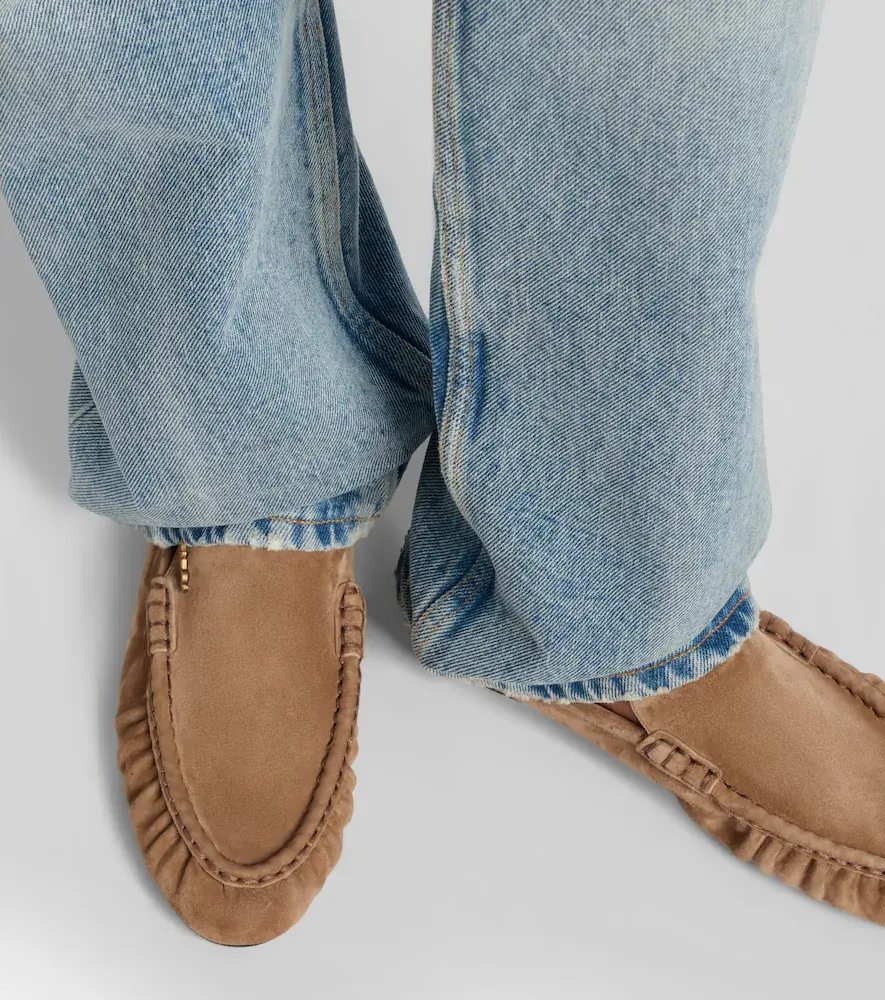 Saint Laurent Le Loafer suede mules | Thumbnail 6 Saint Laurent Le Loafer suede mules | Thumbnail 6