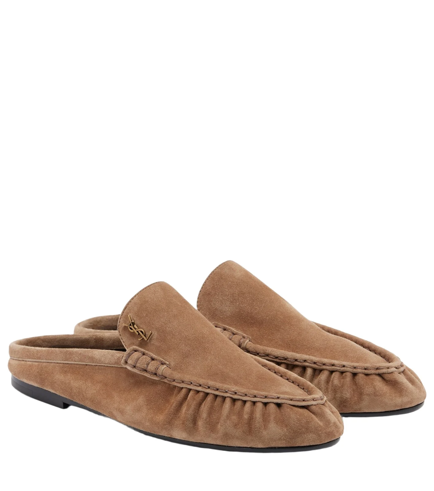 Saint Laurent Le Loafer suede mules