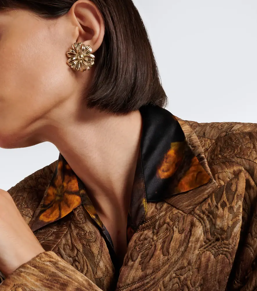 Dries Van Noten Floral earrings | Thumbnail 5 Dries Van Noten Floral earrings | Thumbnail 5