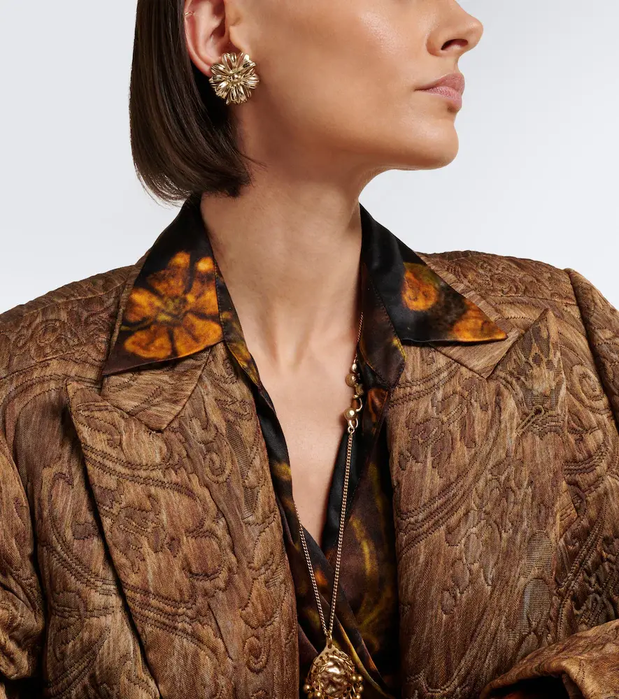 Dries Van Noten Floral earrings | Thumbnail 6 Dries Van Noten Floral earrings | Thumbnail 6