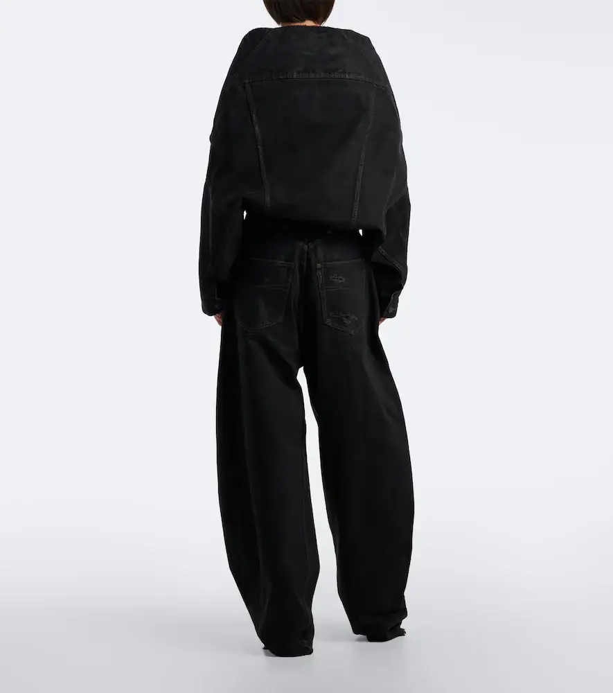 Balenciaga Mid-rise barrel-leg jeans | Thumbnail 2 Balenciaga Mid-rise barrel-leg jeans | Thumbnail 2
