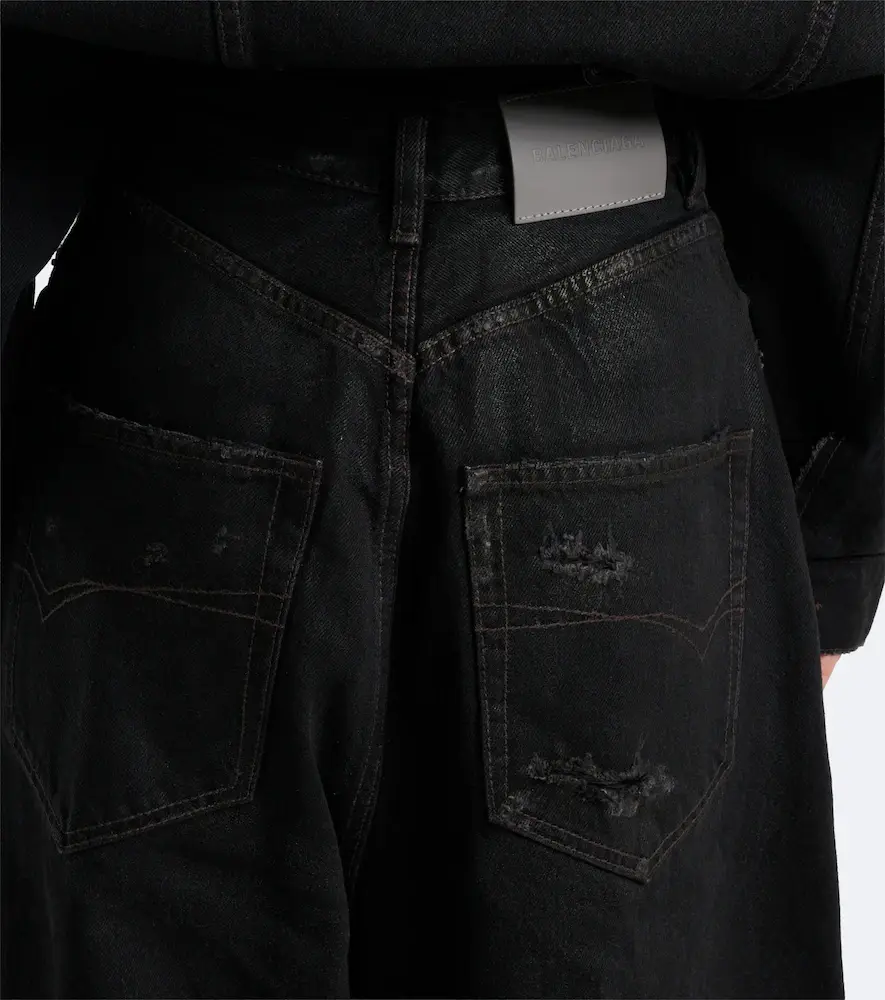 Balenciaga Mid-rise barrel-leg jeans | Thumbnail 4 Balenciaga Mid-rise barrel-leg jeans | Thumbnail 4