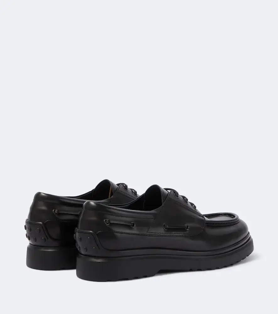 Tod's Leather boat shoes | Thumbnail 2 Tod's Leather boat shoes | Thumbnail 2