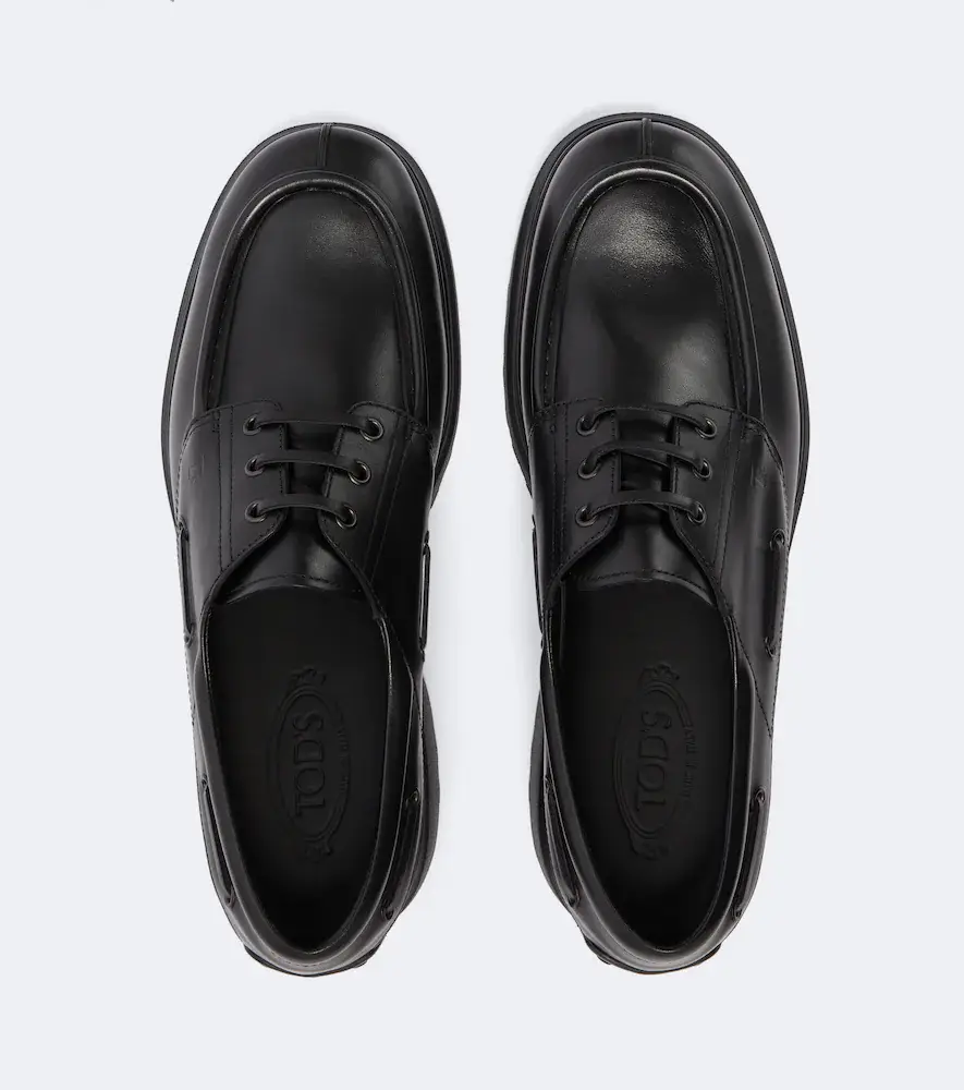 Tod's Leather boat shoes | Thumbnail 5 Tod's Leather boat shoes | Thumbnail 5