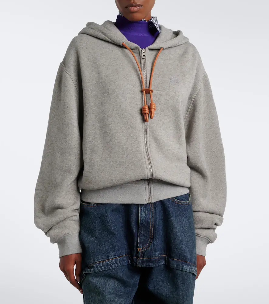 Loewe Flamenco cotton and cashmere hoodie | Thumbnail 4 Loewe Flamenco cotton and cashmere hoodie | Thumbnail 4