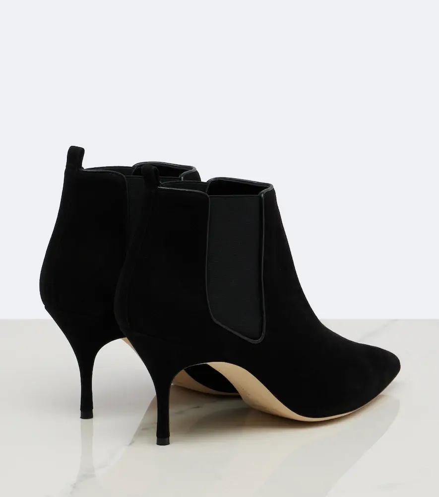 Manolo Blahnik Dildi suede ankle boots | Thumbnail 4 Manolo Blahnik Dildi suede ankle boots | Thumbnail 4