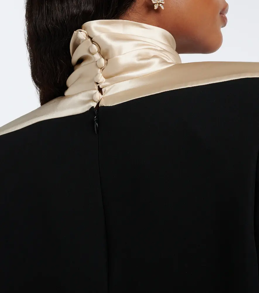 Valentino Garavani Cady Couture satin-trimmed minidress | Thumbnail 5 Valentino Garavani Cady Couture satin-trimmed minidress | Thumbnail 5