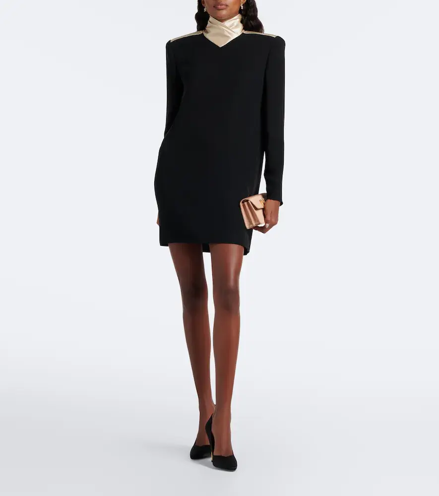 Valentino Garavani Cady Couture satin-trimmed minidress | Thumbnail 6 Valentino Garavani Cady Couture satin-trimmed minidress | Thumbnail 6