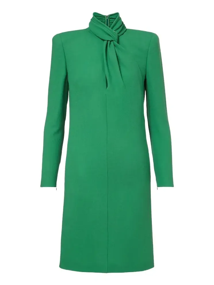 Virgin wool minidress
