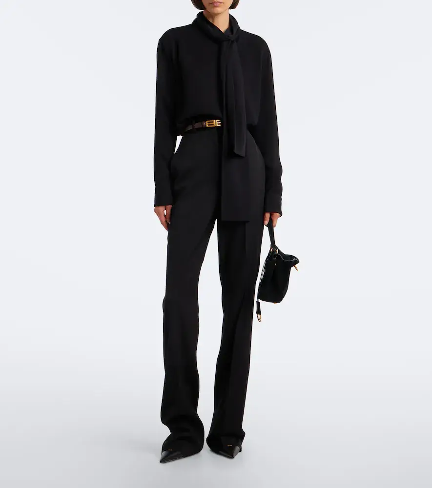 Balenciaga Silk and wool blouse | Thumbnail 7 Balenciaga Silk and wool blouse | Thumbnail 7
