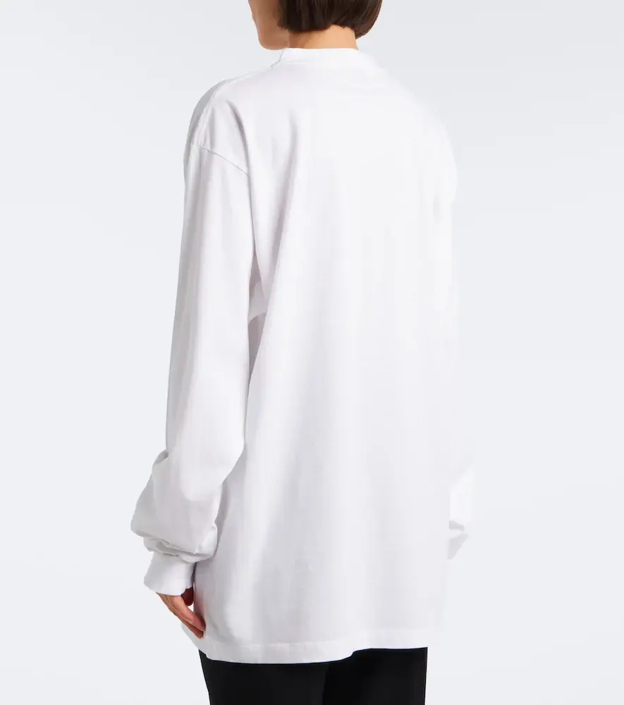 Balenciaga Logo cotton jersey T-shirt | Thumbnail 6 Balenciaga Logo cotton jersey T-shirt | Thumbnail 6