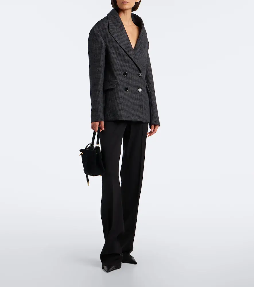 Balenciaga Houndstooth double-breasted wool jacket | Thumbnail 5 Balenciaga Houndstooth double-breasted wool jacket | Thumbnail 5