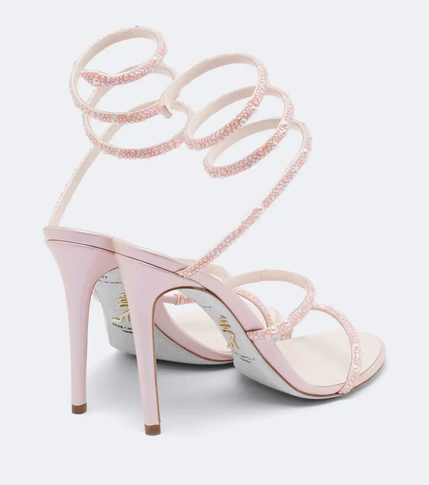 René Caovilla Cleo Swarovski-embellished leather sandals | Thumbnail 3 René Caovilla Cleo Swarovski-embellished leather sandals | Thumbnail 3