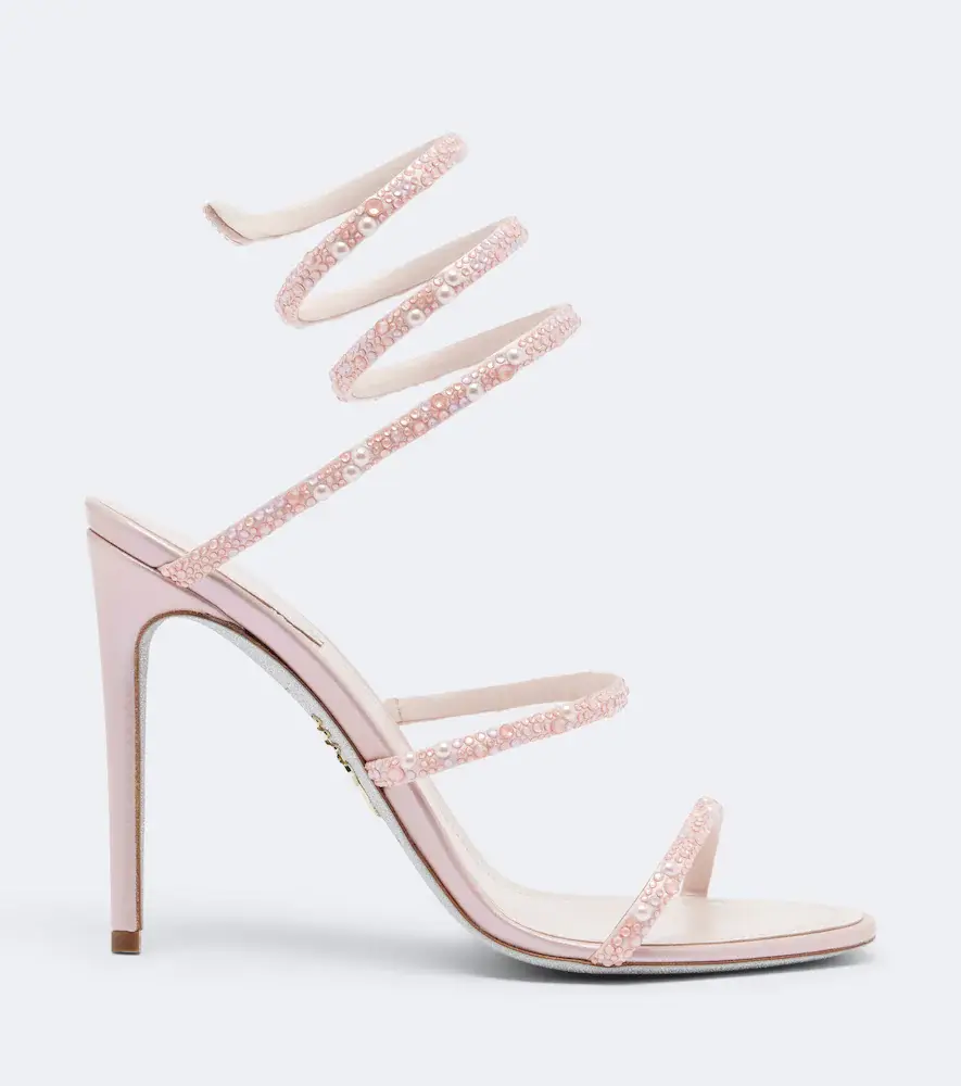René Caovilla Cleo Swarovski-embellished leather sandals | Thumbnail 4 René Caovilla Cleo Swarovski-embellished leather sandals | Thumbnail 4
