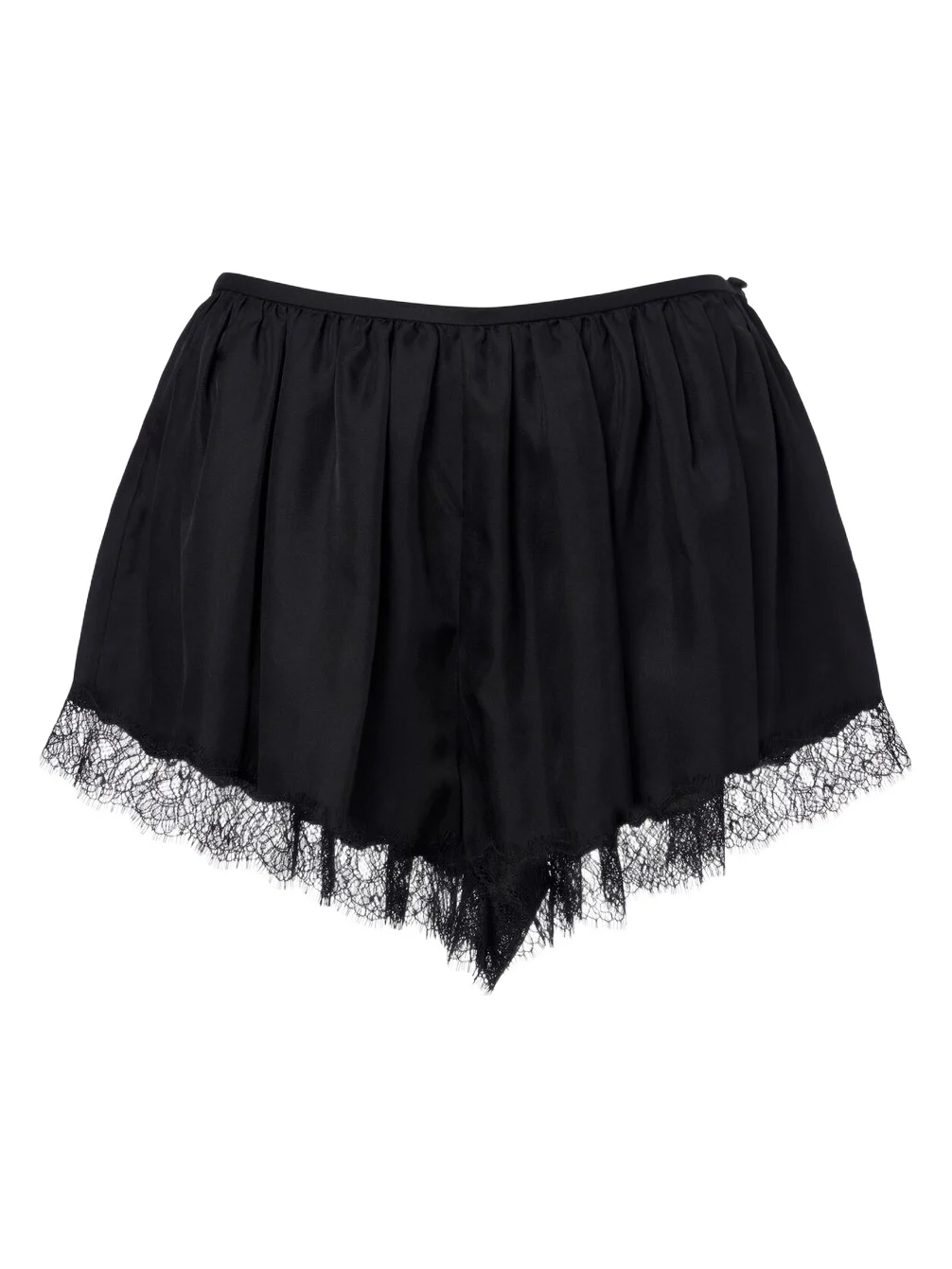 Georgina lace-trimmed silk shorts Georgina lace-trimmed silk shorts