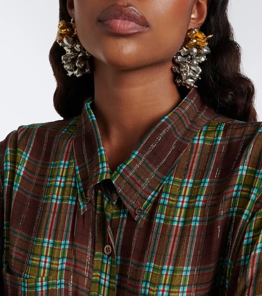 Dries Van Noten Checked shirt | Thumbnail 5 Dries Van Noten Checked shirt | Thumbnail 5