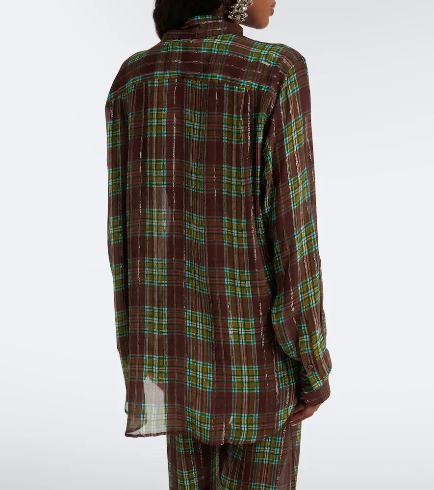 Dries Van Noten Checked shirt | Thumbnail 6 Dries Van Noten Checked shirt | Thumbnail 6