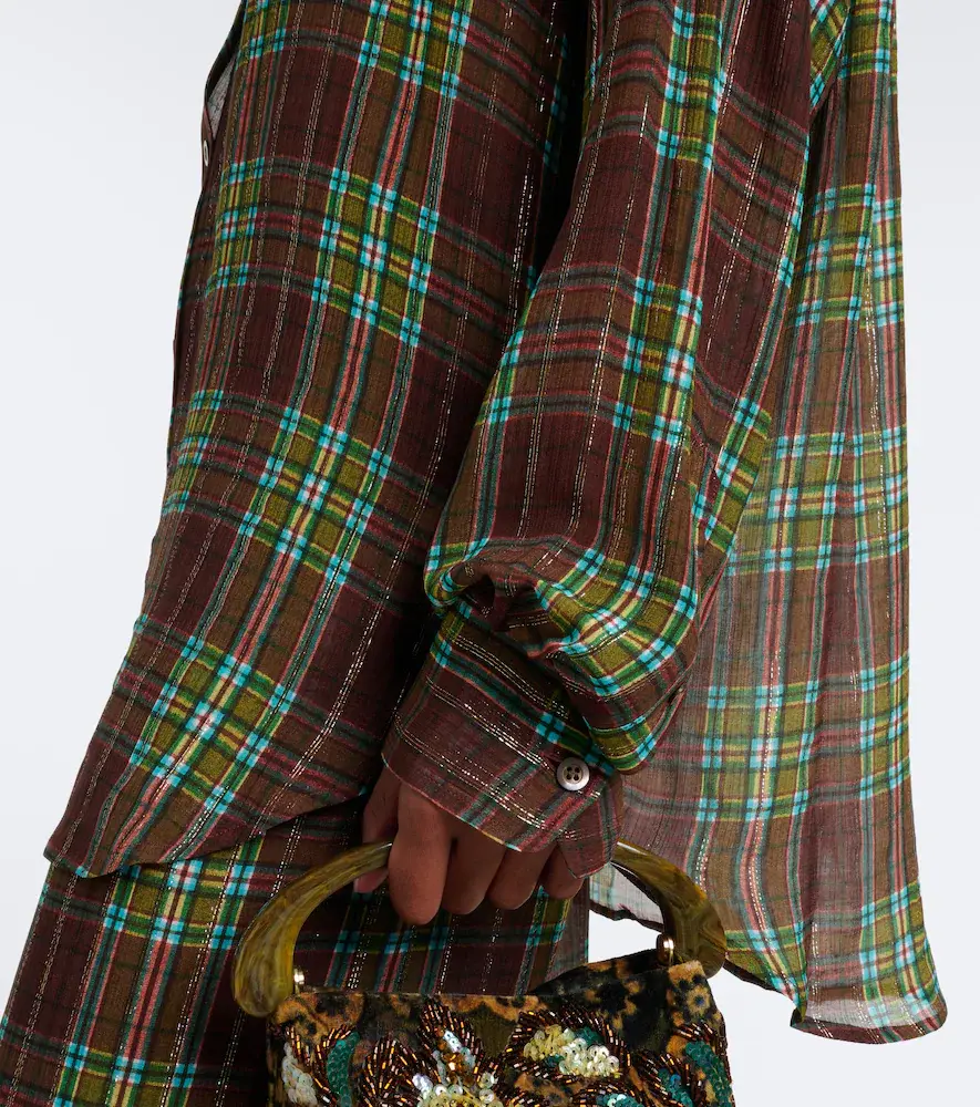 Dries Van Noten Checked shirt | Thumbnail 7 Dries Van Noten Checked shirt | Thumbnail 7