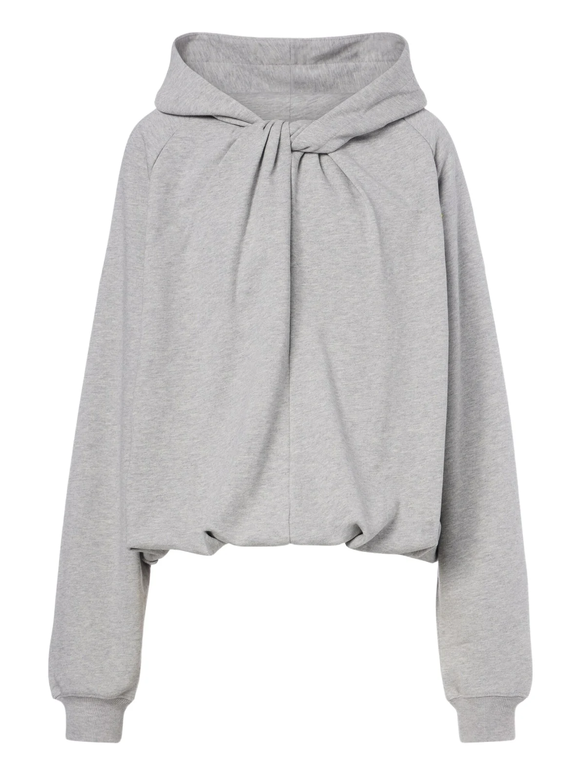 Dries Van Noten Draped cotton jersey hoodie