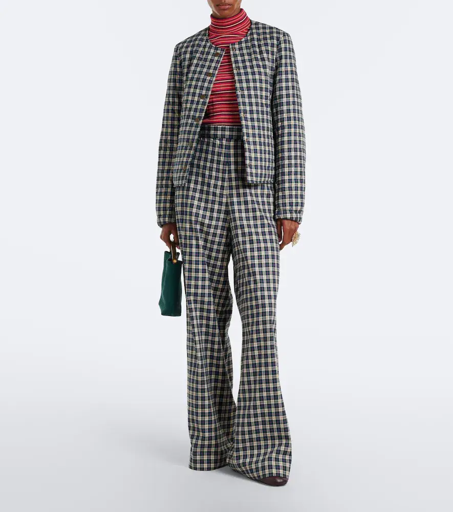 Dries Van Noten Striped cotton-blend turtleneck sweater | Thumbnail 2 Dries Van Noten Striped cotton-blend turtleneck sweater | Thumbnail 2