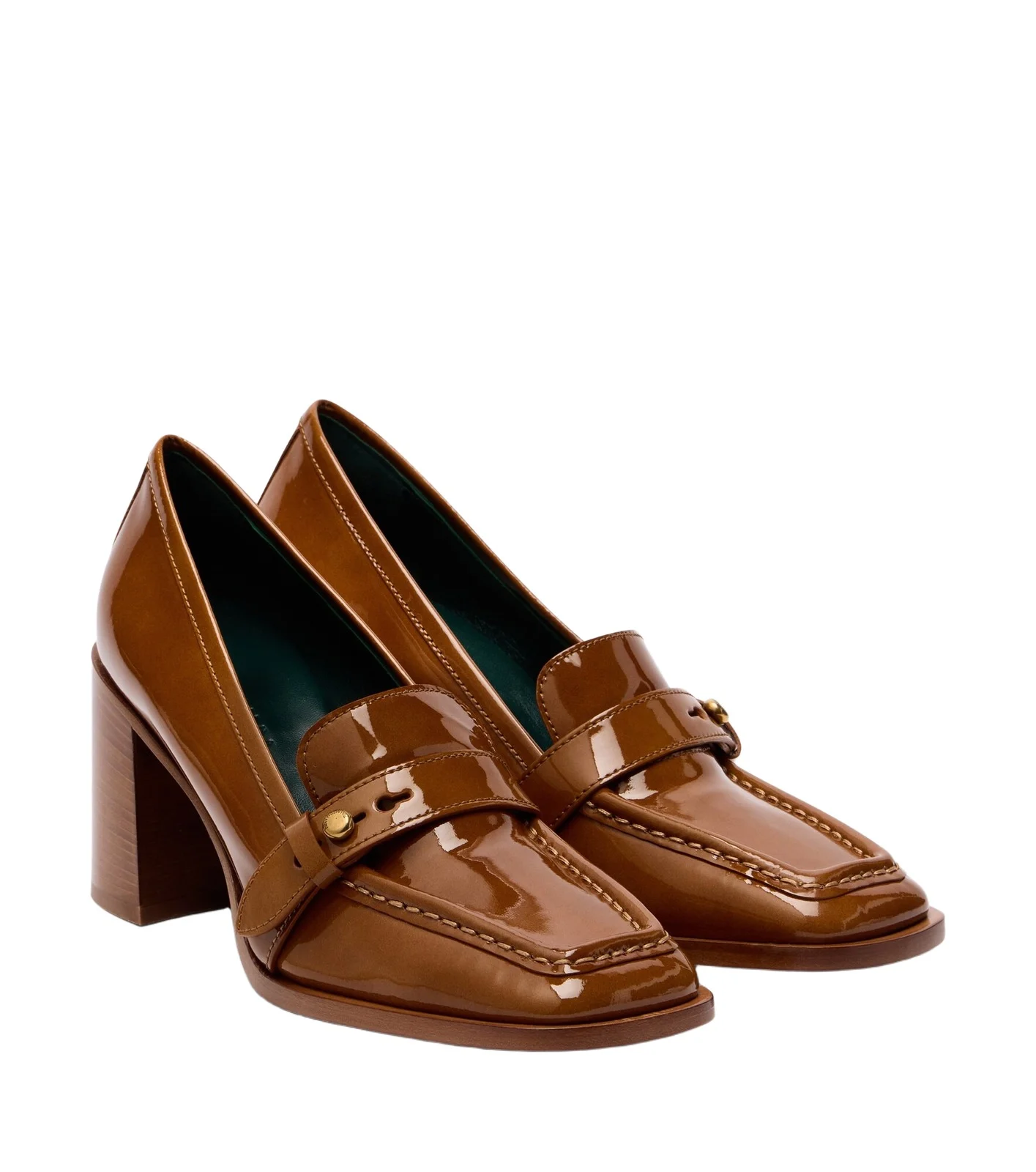 Astor patent leather loafer pumps