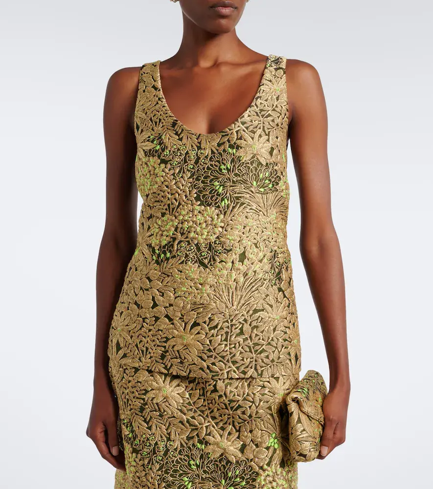 Dries Van Noten Floral jacquard top | Thumbnail 2 Dries Van Noten Floral jacquard top | Thumbnail 2