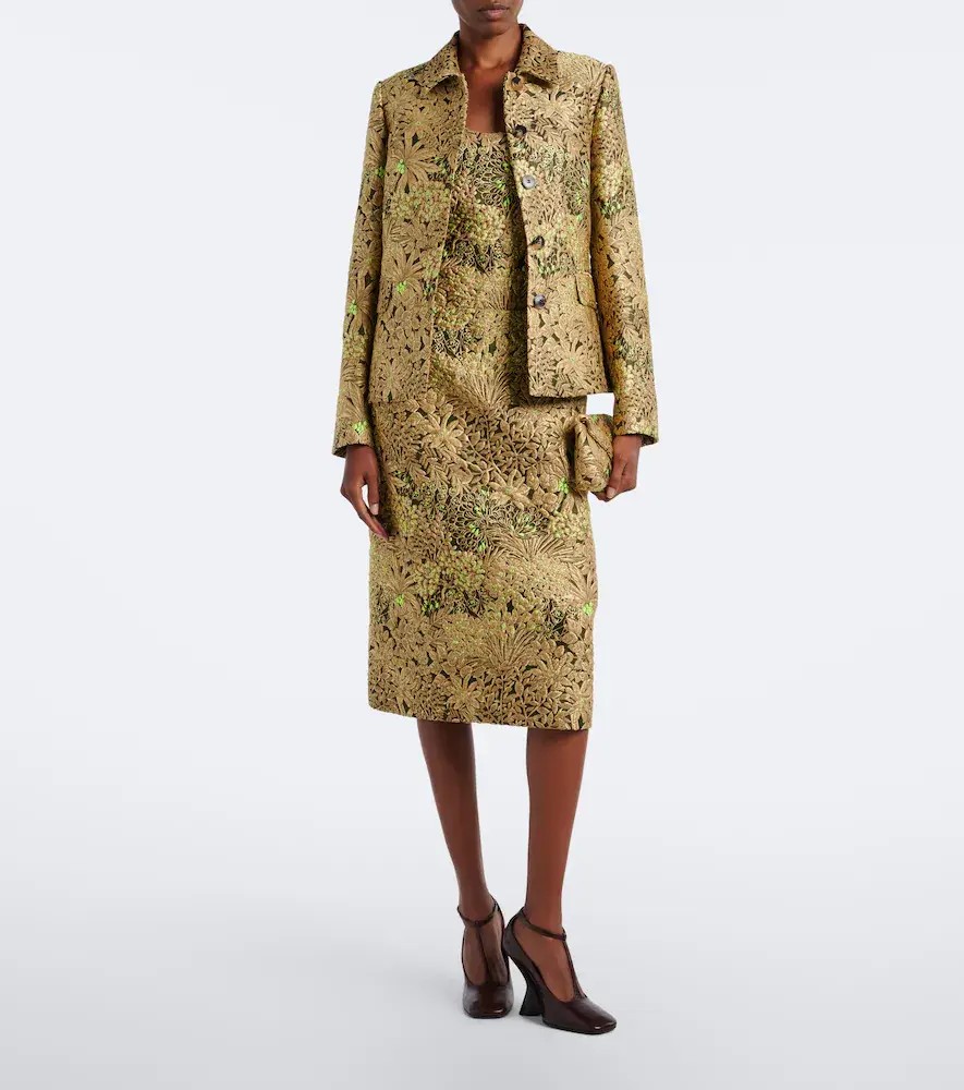 Dries Van Noten Floral jacquard top | Thumbnail 4 Dries Van Noten Floral jacquard top | Thumbnail 4