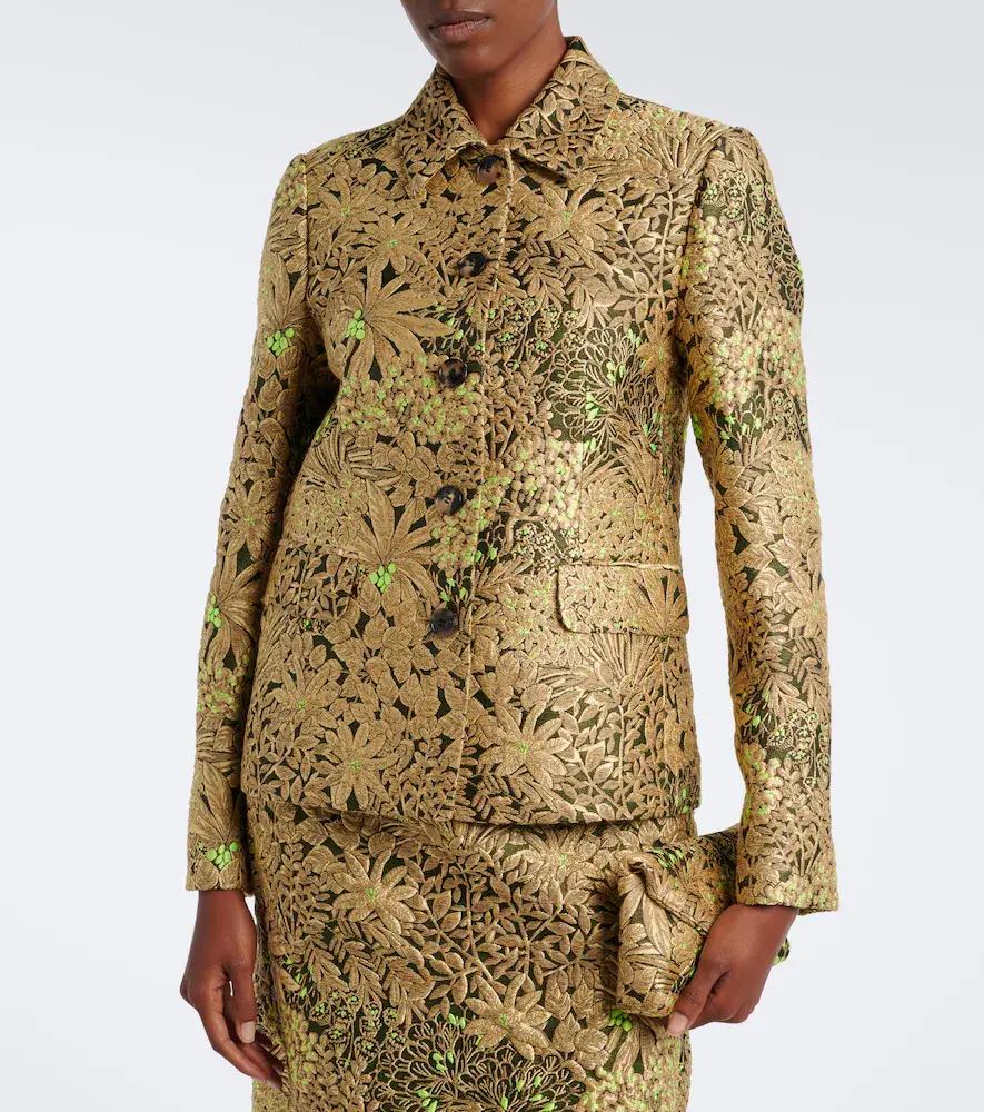 Dries Van Noten Floral jacquard jacket | Thumbnail 5