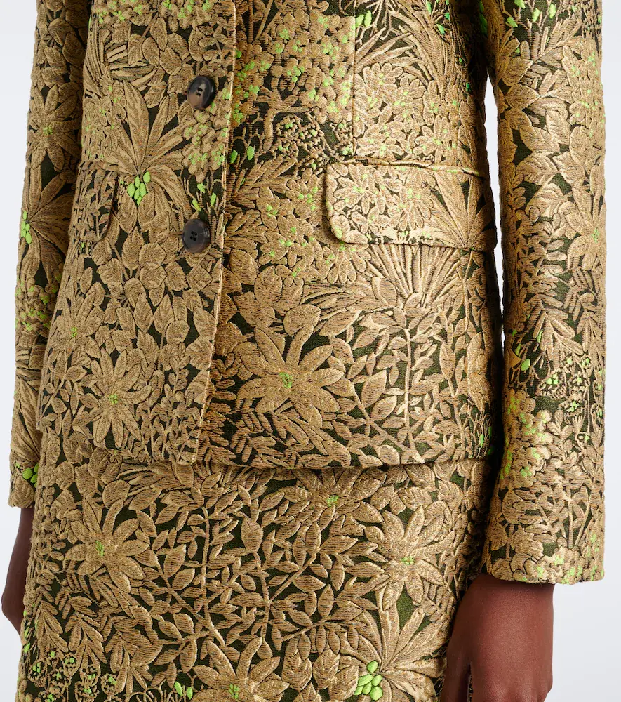 Dries Van Noten Floral jacquard jacket | Thumbnail 6