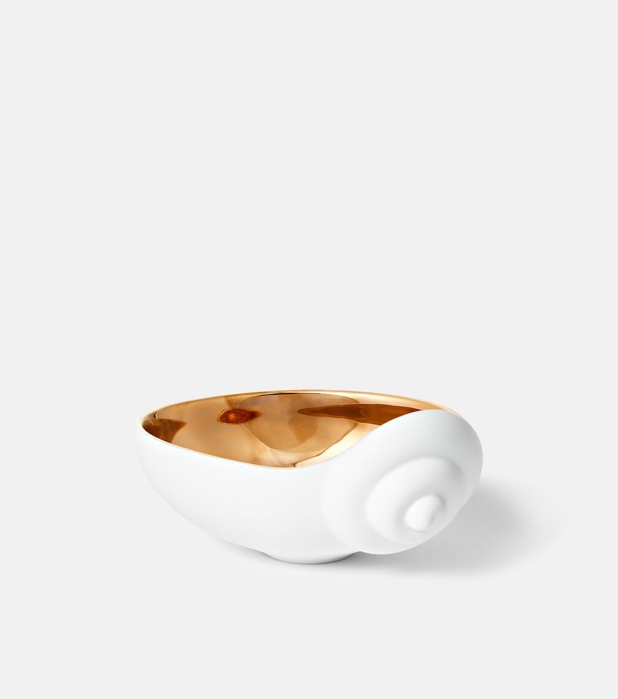 L'Objet x Jessica McCormack Small porcelain and 24kt gold bowl