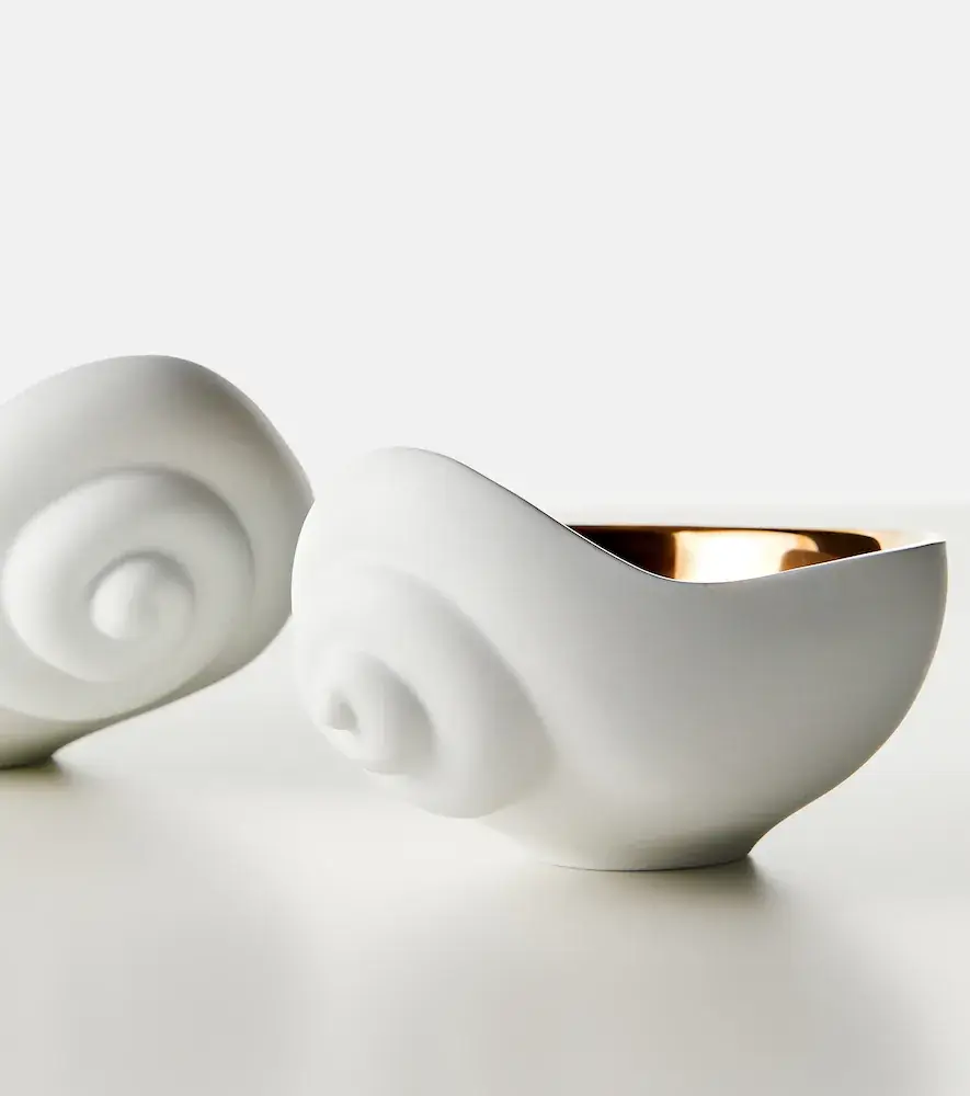 L'Objet x Jessica McCormack Small porcelain and 24kt gold bowl | Thumbnail 3
