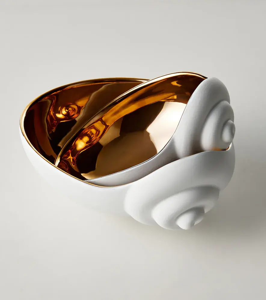 L'Objet x Jessica McCormack Small porcelain and 24kt gold bowl | Thumbnail 4