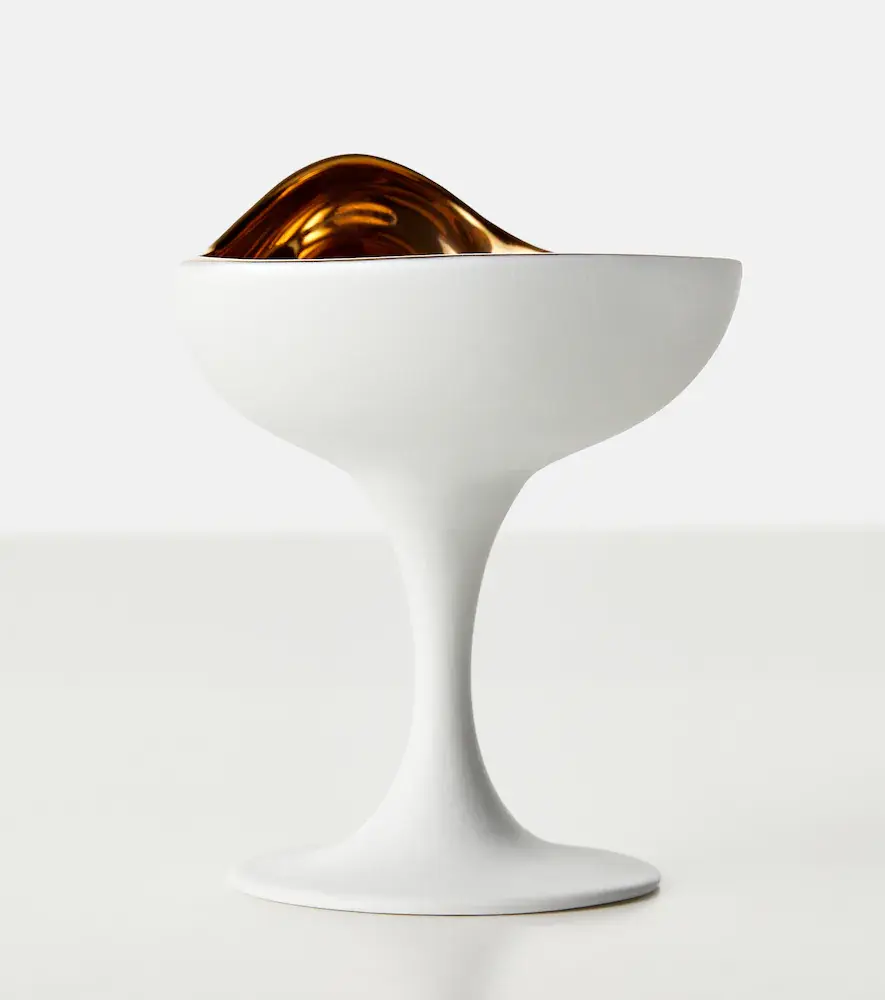 L'Objet x Jessica McCormack Shell porcelain and 24kt gold bowl | Thumbnail 4