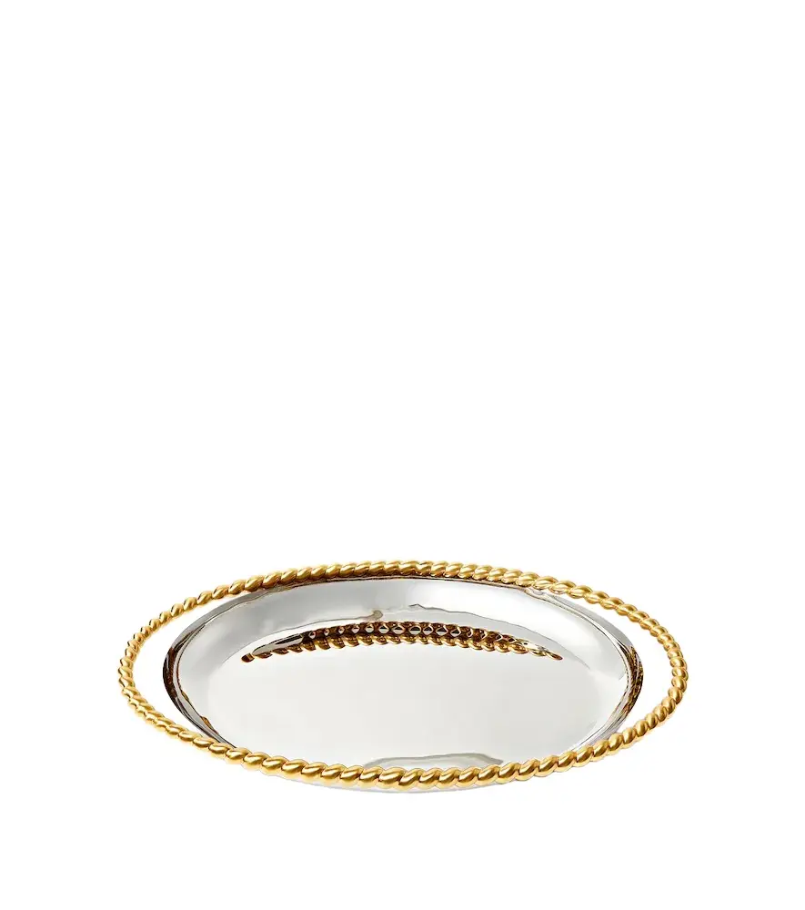 L'Objet x Jessica McCormack Large stainless steel platter