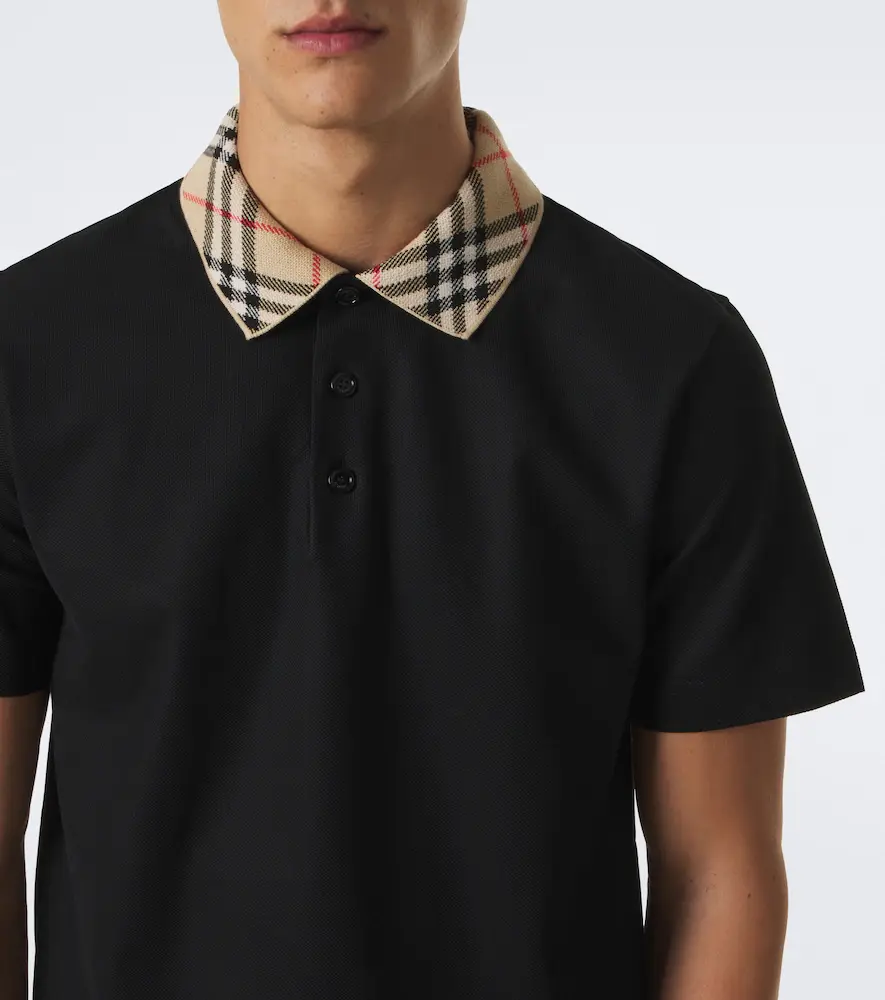 Burberry Check cotton piqué polo shirt | Thumbnail 2