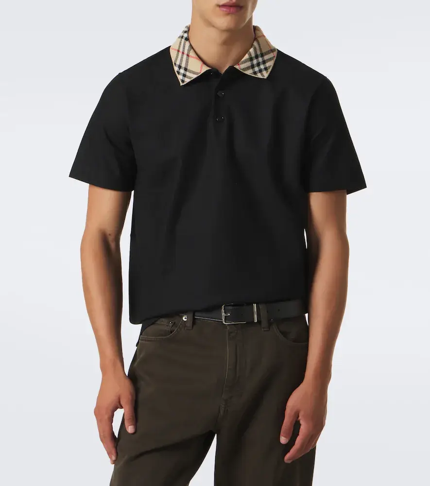 Burberry Check cotton piqué polo shirt | Thumbnail 4