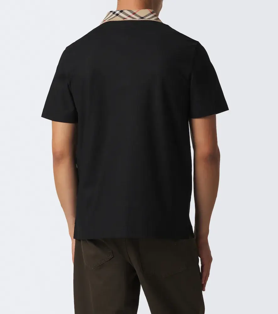 Burberry Check cotton piqué polo shirt | Thumbnail 5