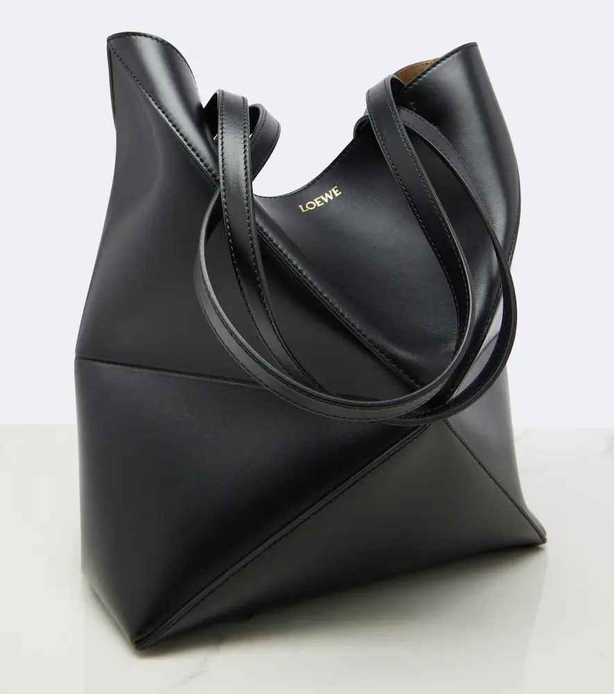 Loewe Puzzle Fold Medium leather tote bag | Thumbnail 3