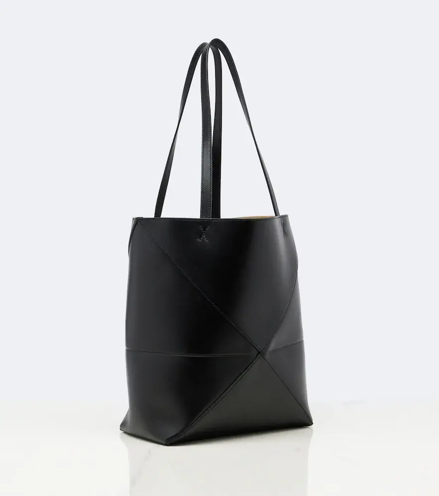 Loewe Puzzle Fold Medium leather tote bag | Thumbnail 4
