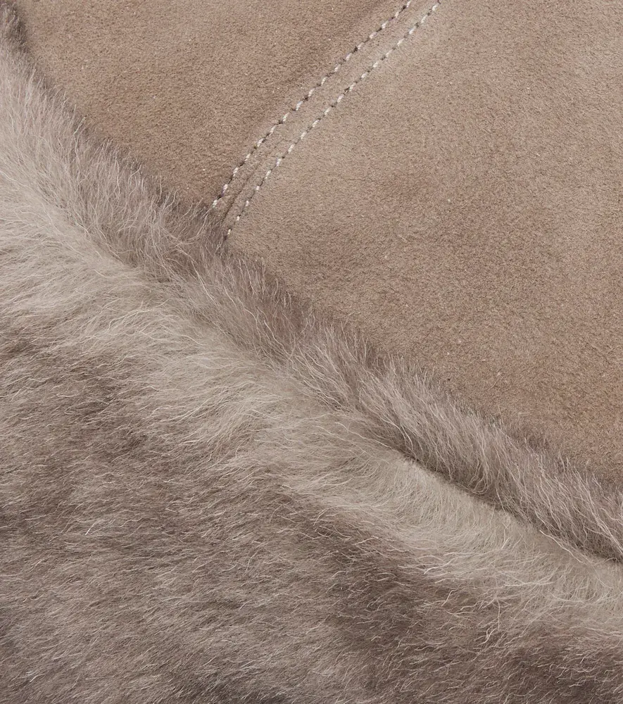 Nour Hammour Toki suede and shearling hat | Thumbnail 3 Nour Hammour Toki suede and shearling hat | Thumbnail 3