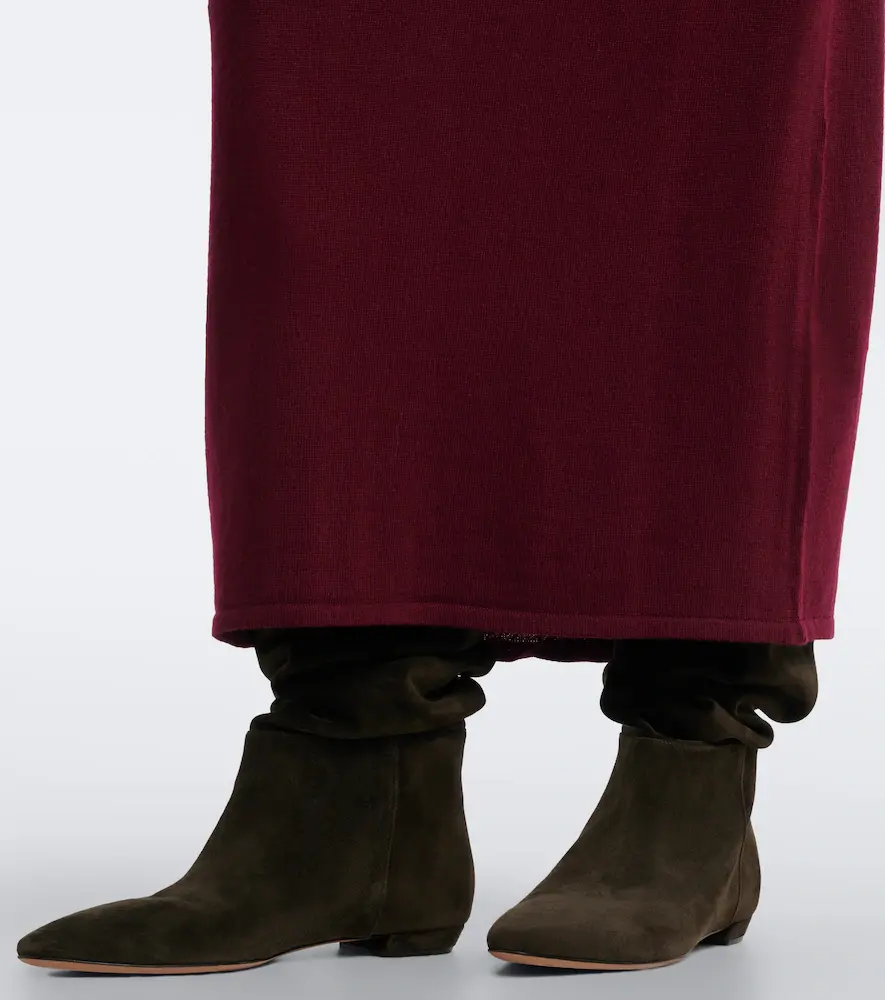 Staud Wilma ruched wool maxi skirt | Thumbnail 2 Staud Wilma ruched wool maxi skirt | Thumbnail 2