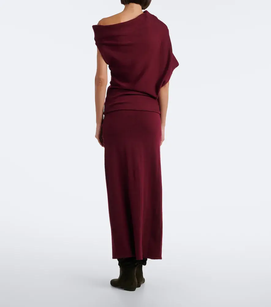 Staud Wilma ruched wool maxi skirt | Thumbnail 5 Staud Wilma ruched wool maxi skirt | Thumbnail 5