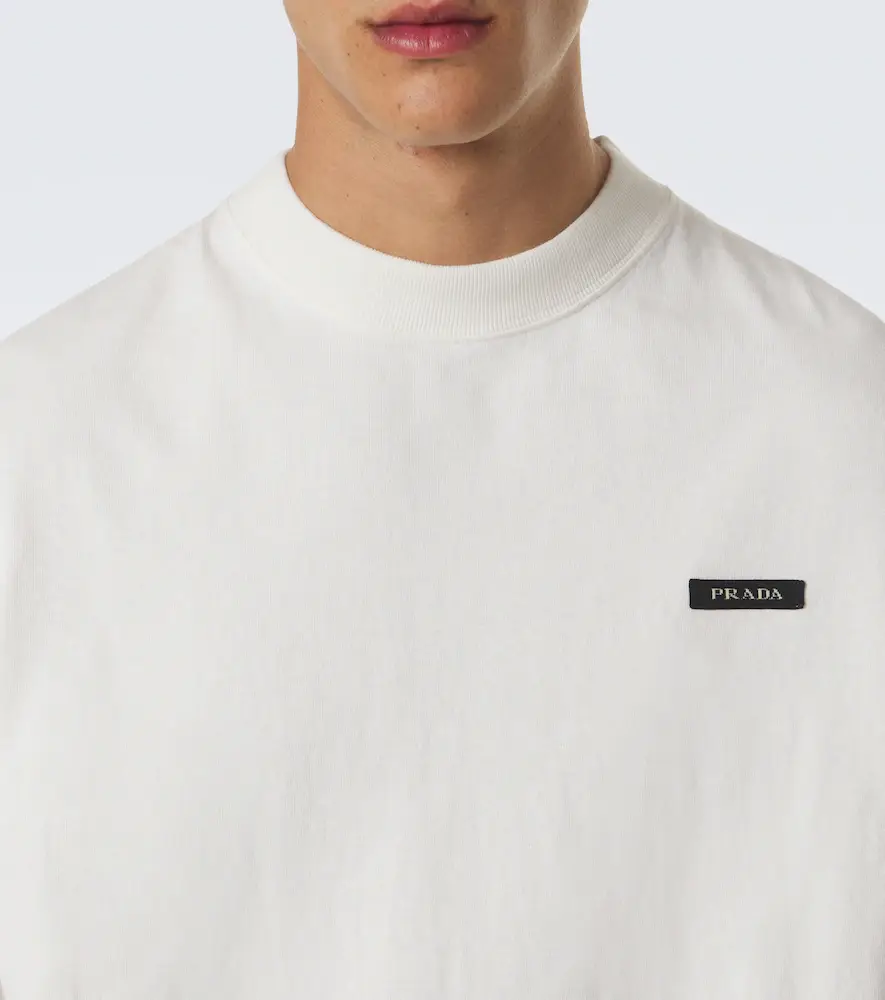 Prada Cotton jersey T-shirt | Thumbnail 6 Prada Cotton jersey T-shirt | Thumbnail 6