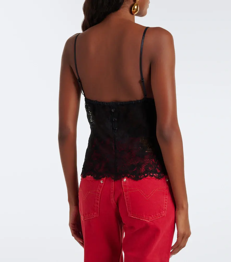 Isabel Marant Adiena silk-blend lace camisole | Thumbnail 3 Isabel Marant Adiena silk-blend lace camisole | Thumbnail 3